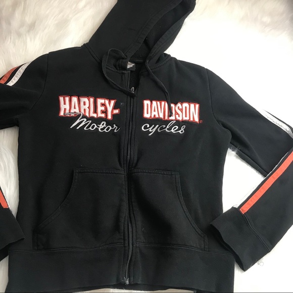 HARLEY DAVIDSON SWEAT JACKET SZ S - Picture 1 of 6